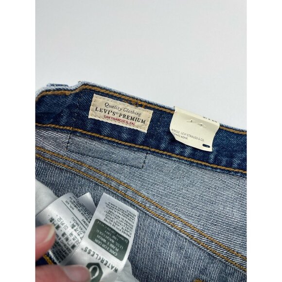 Levi's Premium 501 Original Cropped Women's Sz 31x26 Button Fly Distressed Jeans - Picture 13 of 16
